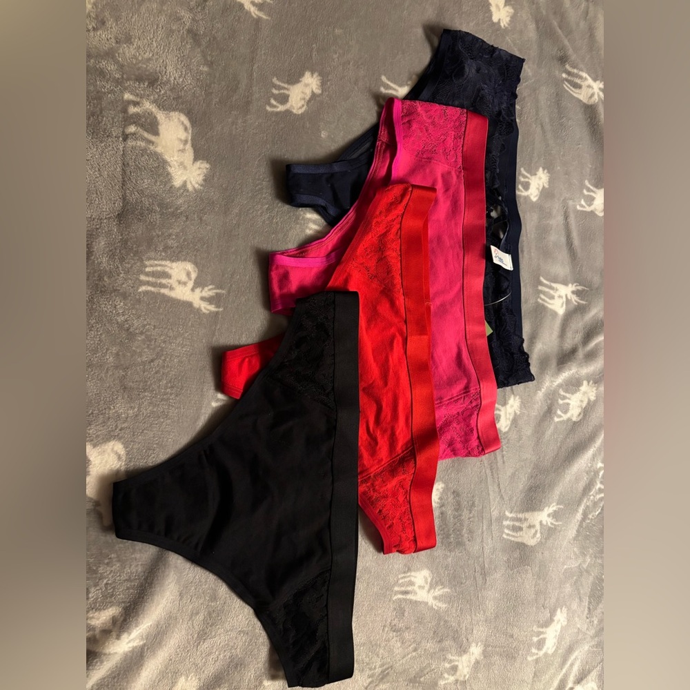 Torrid Underwear- Brand new bundle of 4, of size 0 (large) underwear.